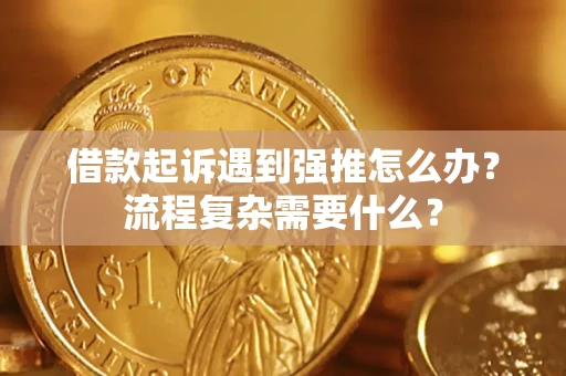 济南借款起诉遇到强推怎么办？流程复杂需要什么？