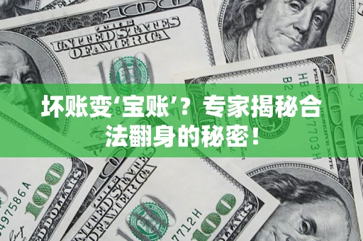 济南坏账变‘宝账’？专家揭秘合法翻身的秘密！