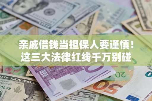 济南亲戚借钱当担保人要谨慎！这三大法律红线千万别碰
