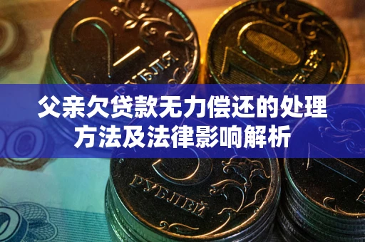 济南父亲欠贷款无力偿还的处理方法及法律影响解析